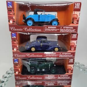 1:32 NewRay-1928 Chevy Imperial, Roadster 33 Classic Collection Diecast 3 Models